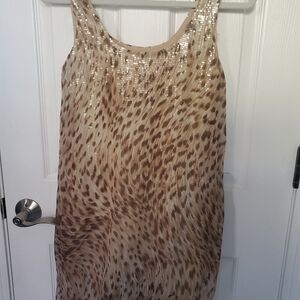 Bailey 44 Sequined Animal Print Dress